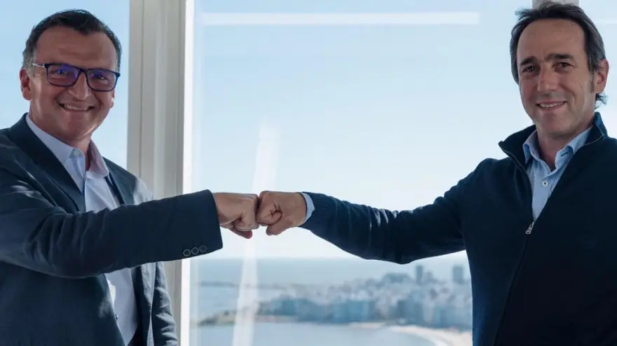 Martin Migoya (Globant) y Marcos Galperin (Mercado Libre) participaron de la ronda de inversión.