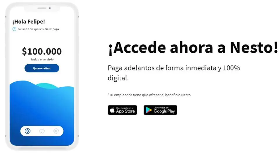 Display del sitio de Nesto