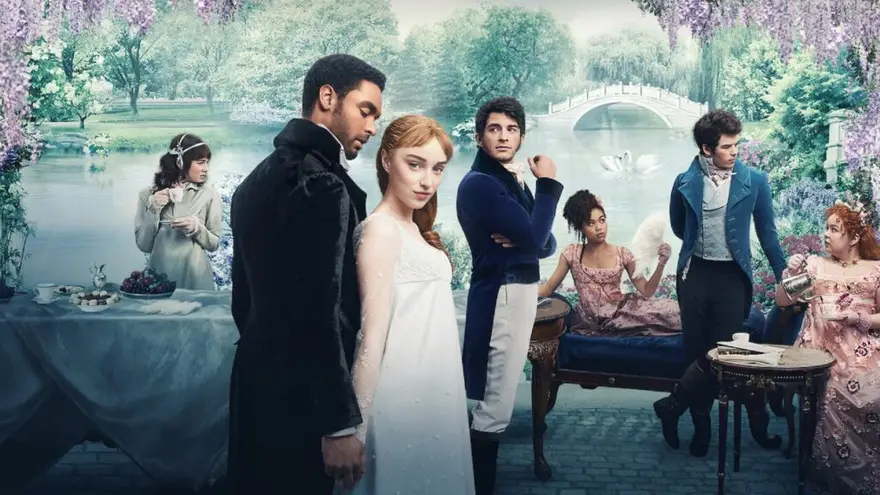 - 'Bridgerton', la número uno según esta lista confeccionada con las listas de las series más vistas en los distintos mercados.  Netflix 
