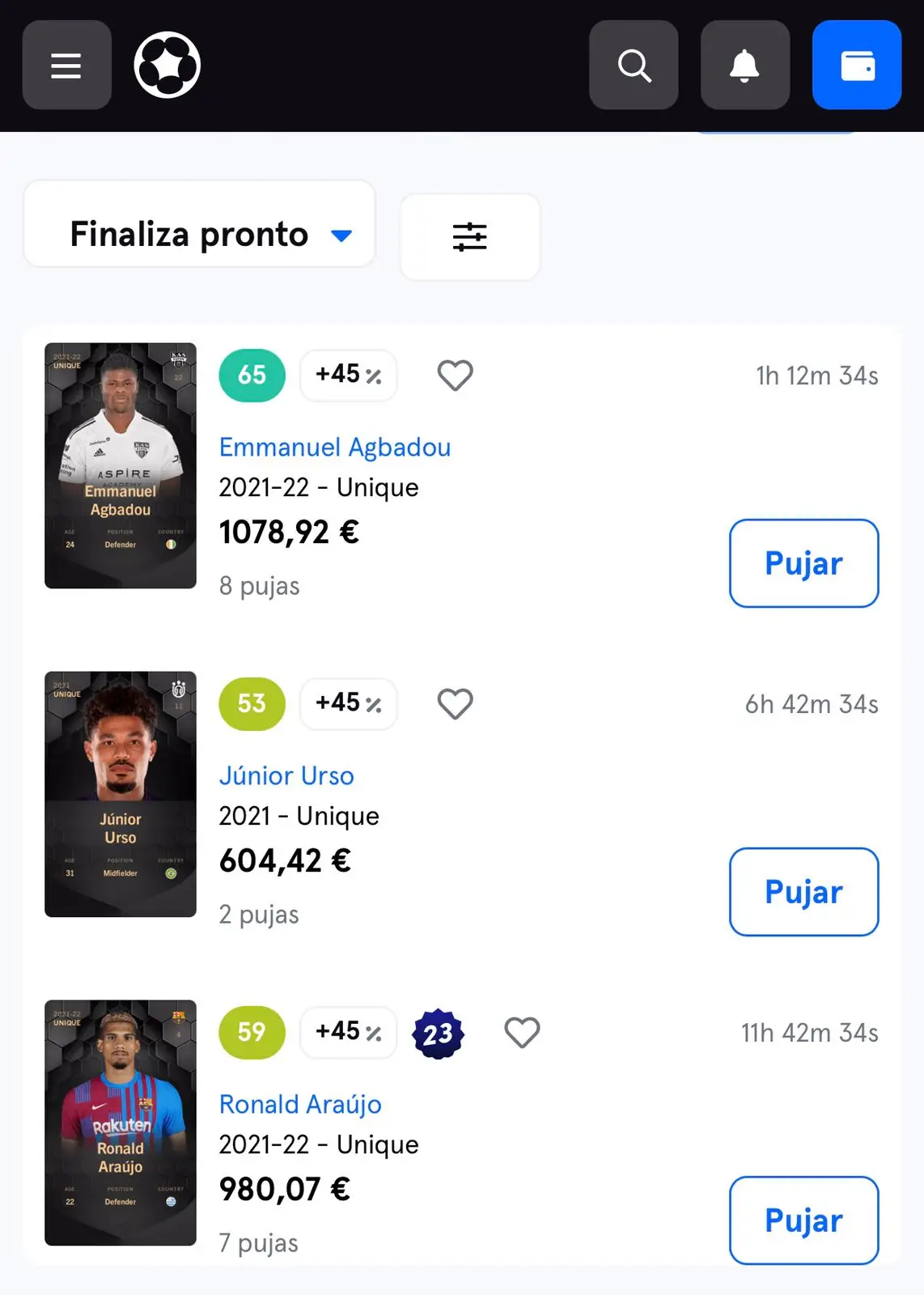 Cartas especiales a la venta