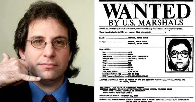 En 1995, Mitnick se declaró culpable de cargos de fraude informático por un valor de u$s290 millones.
