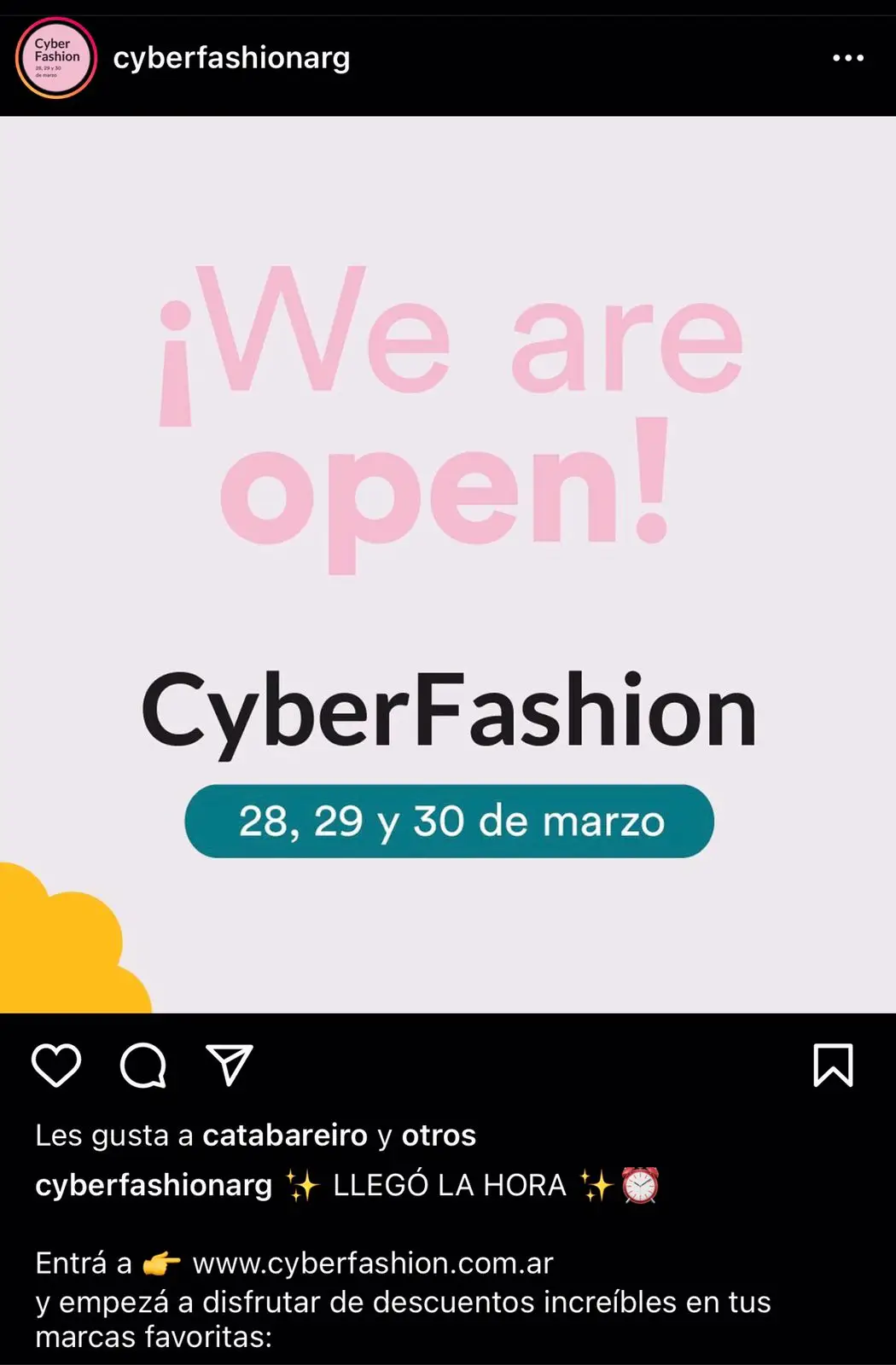 EL CiberFashion se extenderá hasta el miércoles 30 de marzo