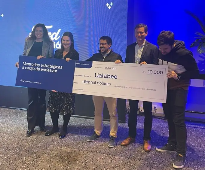 La startup Ualabee fue premiada por Ford Argentina como la firma más innovadora en 