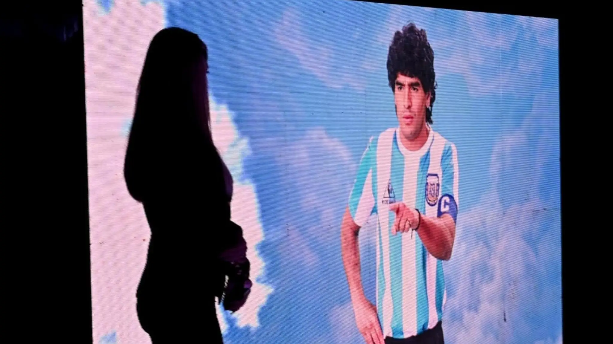 Conversar con Maradona en vivo
