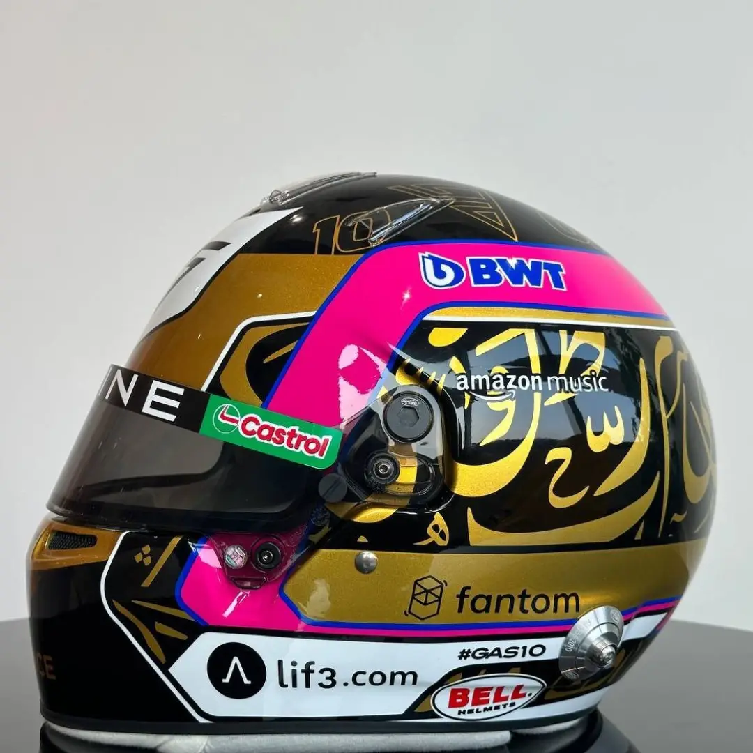 El casco ganador del concurso de Binance