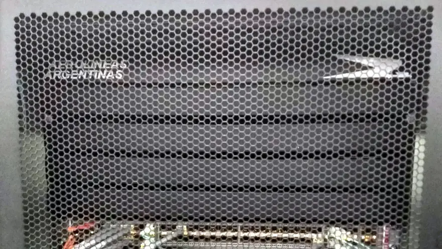 Servidor en el centro de datos en Ezeiza.