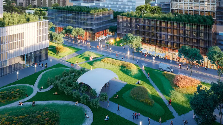 La aplicación estimula a los usuarios a realizar cminatas mientras se comunican, or ejemplo, en un parque o una plaza