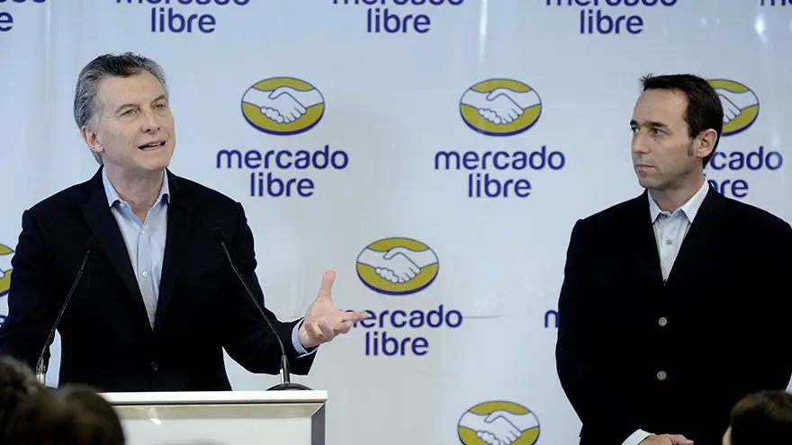 Mauricio Macri y Marcos Galperin