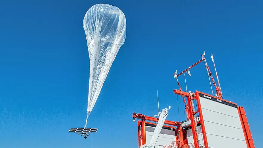 El proyecto Loon consistía en utilizar globos aerostáticos para brindar conectividad a amplias regiones