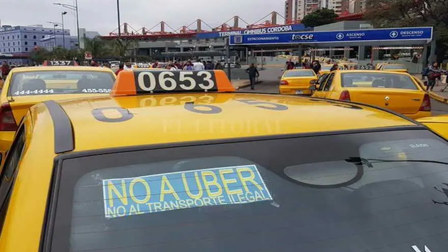 Desde que llegó a Argentina la plataforma generó rechazos de los taxistas