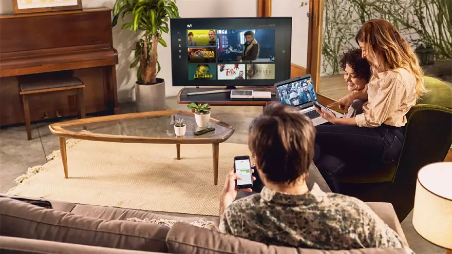 Según reportaron oficialmente desde Movistar Argentina, la oferta de TV lineal incluye también la posibilidad de contratar paquetes premium