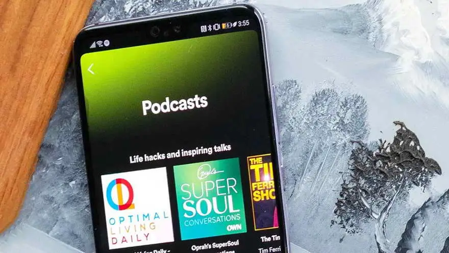 Algunos de los podcasts que están en la app