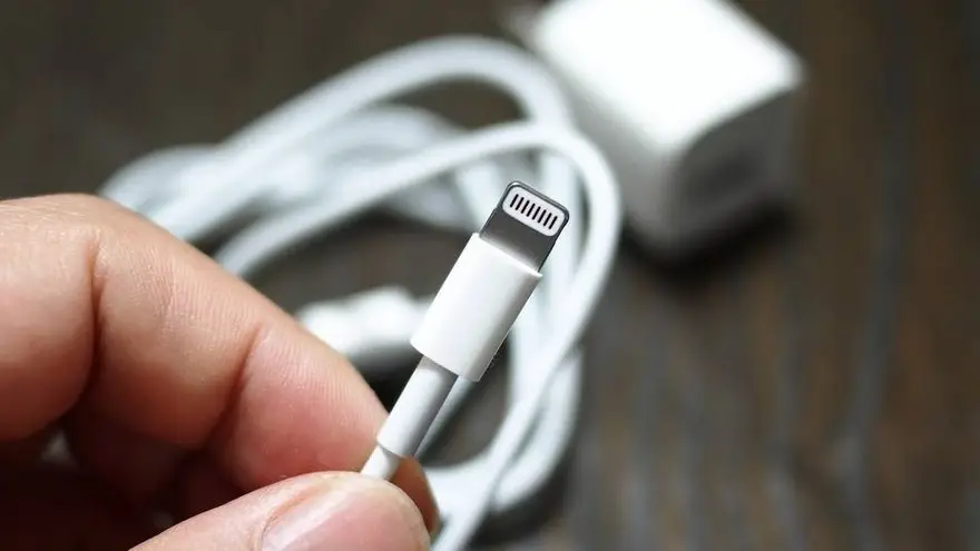 Apple se mostró en contra de la propuesta de cargador universal, ya que posee, para todos sus dispositivos, cable de tipo Lightning