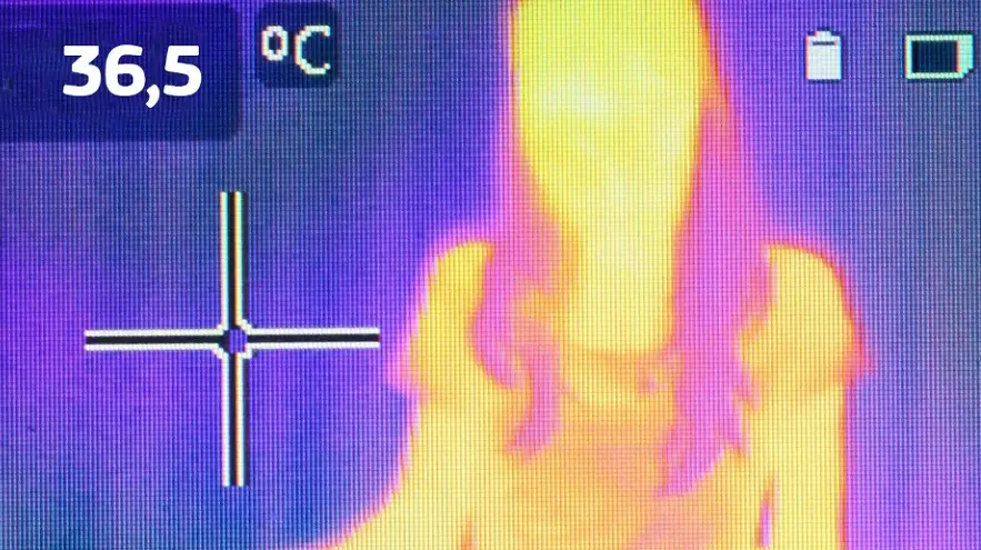 Las cámaras infrarrojas para la toma de temperatura también serán parte del decorado habitual