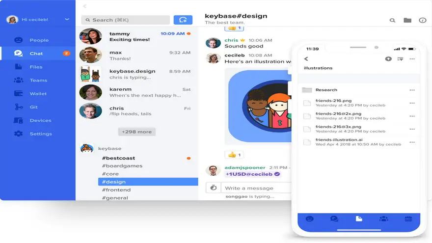 El keybase cifrado de seguridad de Zoom
