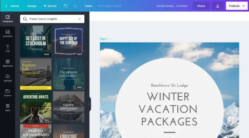 Canva, excelente para editar imágenes