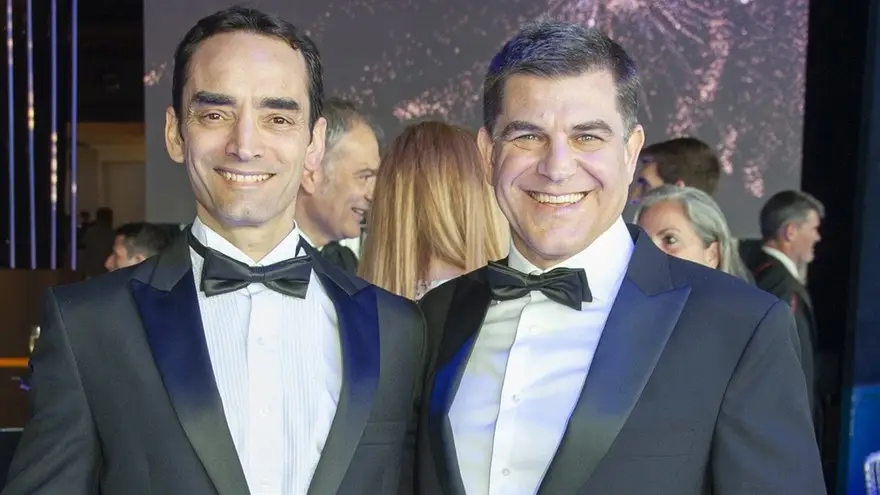 Kazah y Szekasy, en la gala de Endeavor