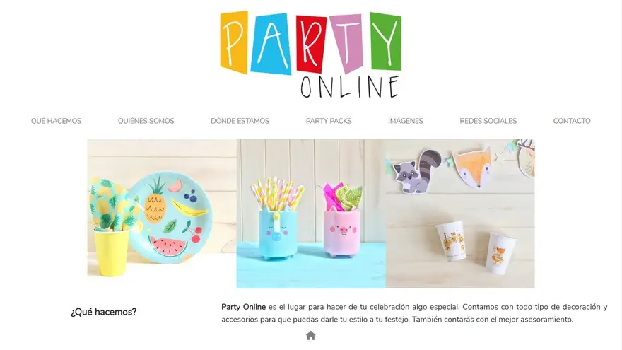 PartyOnline vende packs para fiestas a través de la web