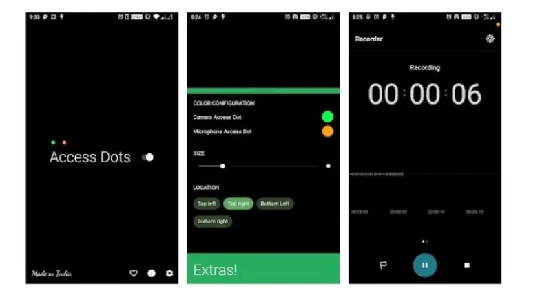Access Dots, la app que te avisa cuando usan tu cámara y tu micrófono