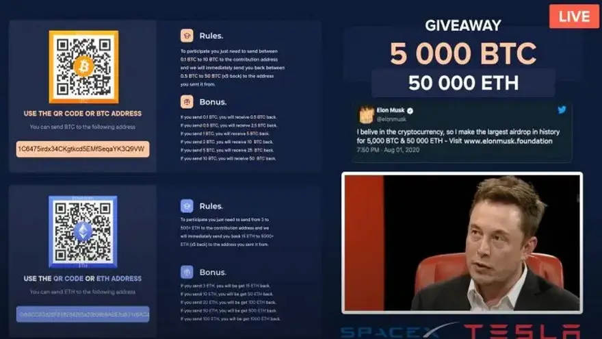 La nueva metodología utiliza una vieja entrevista con Elon Musk partomar desprevenidos a los usuarios