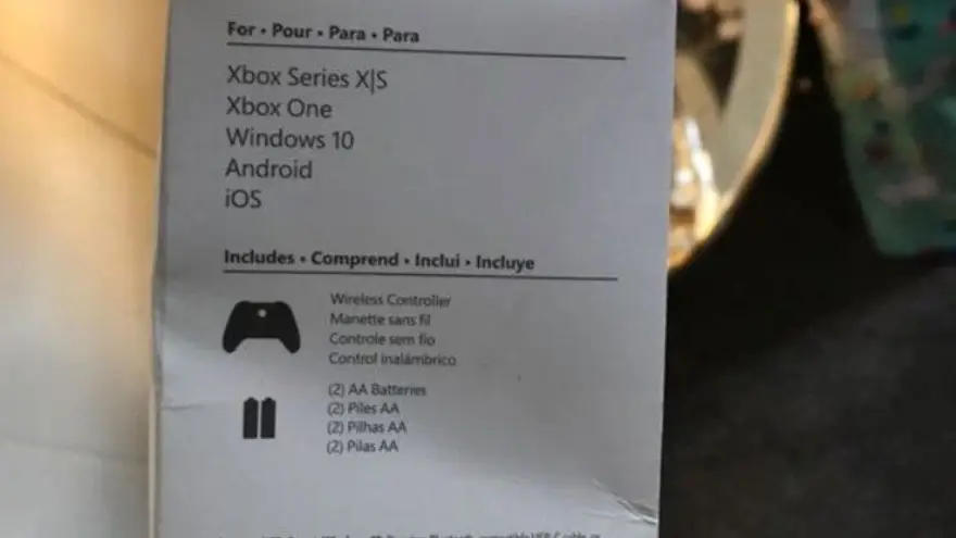 La caja de este joystick confirmó la existencia de una Xbox Series S