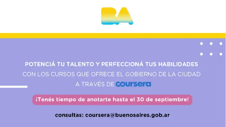 Los cursos ya están disponibles para acreditarse y anotarse