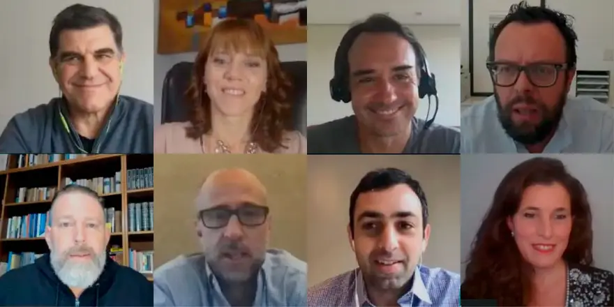 La distancia no frenó el diálogo sobre el futuro del sector.