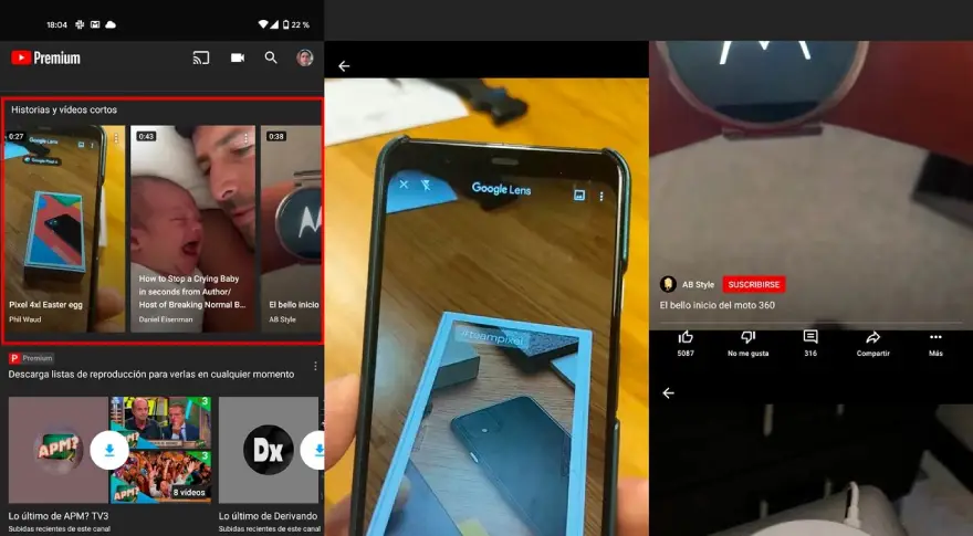 Los videos aparecerán destacados en la portada de Youtube