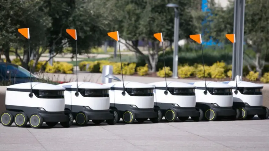 En un fu turo cercano esprobable que te cruces con estso simpáticos robots varias veces en la calle