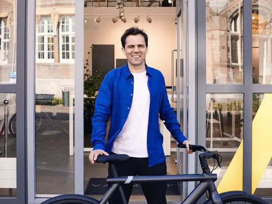 El CEO y fundador de VanMoof, Taco Carlier