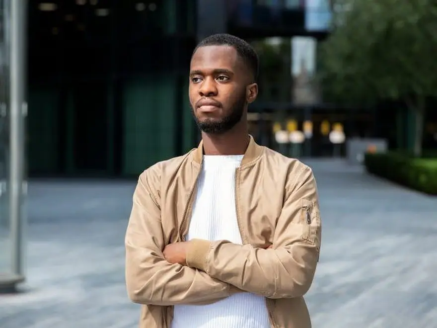 El cofundador de AudioMob, Wilfrid Obeng