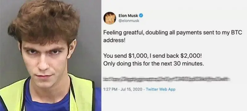 en 2020 a la edad de 17 años, Ivan Clark fue arrestado bajo cargos de piratear docenas de cuentas de Twitter famosas
