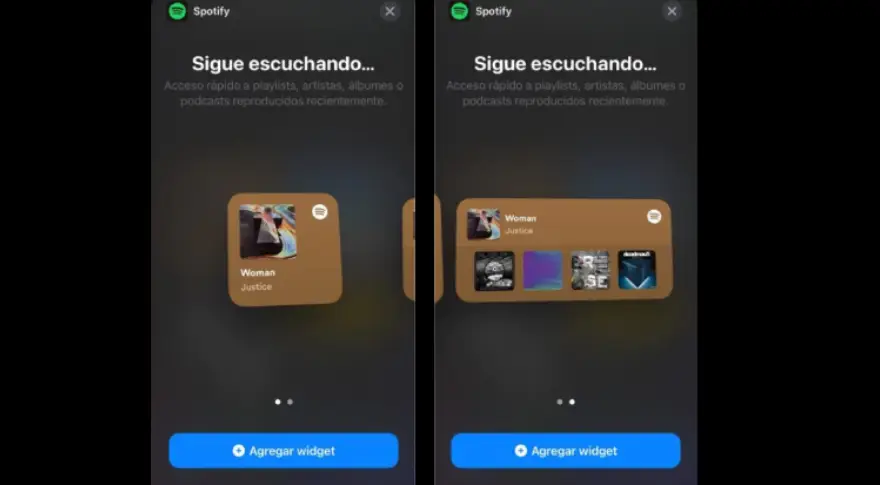 Los nuevos widgets de Spotify ya disponibles
