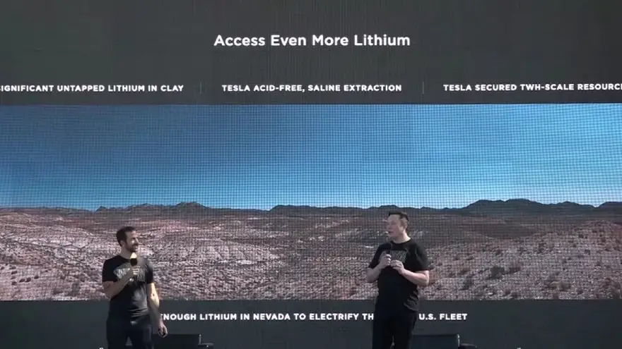 Musk durante el evento 