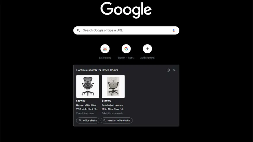 Así se verán los avisos en Chrome