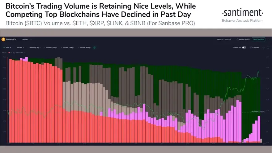 Evolución de Bitcoin frente a otras monedas digitales