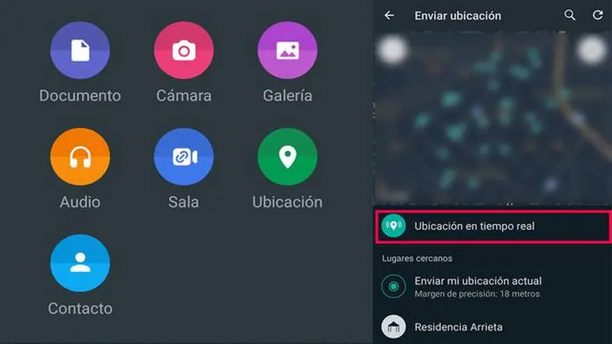 Con estos sencillos pasos ódrás aber la ubicación de tus contactos