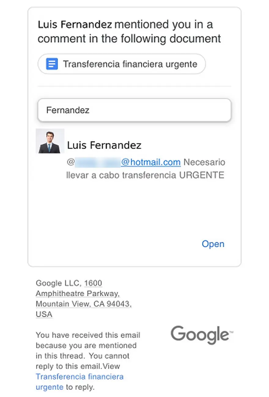 Uno de los formatos del engaño