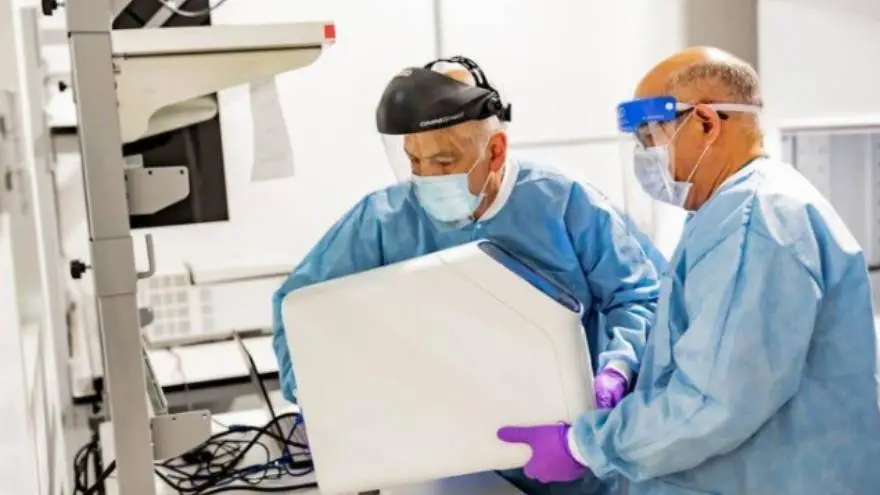 Laboratorio interno de análisis de Covid en Amazon