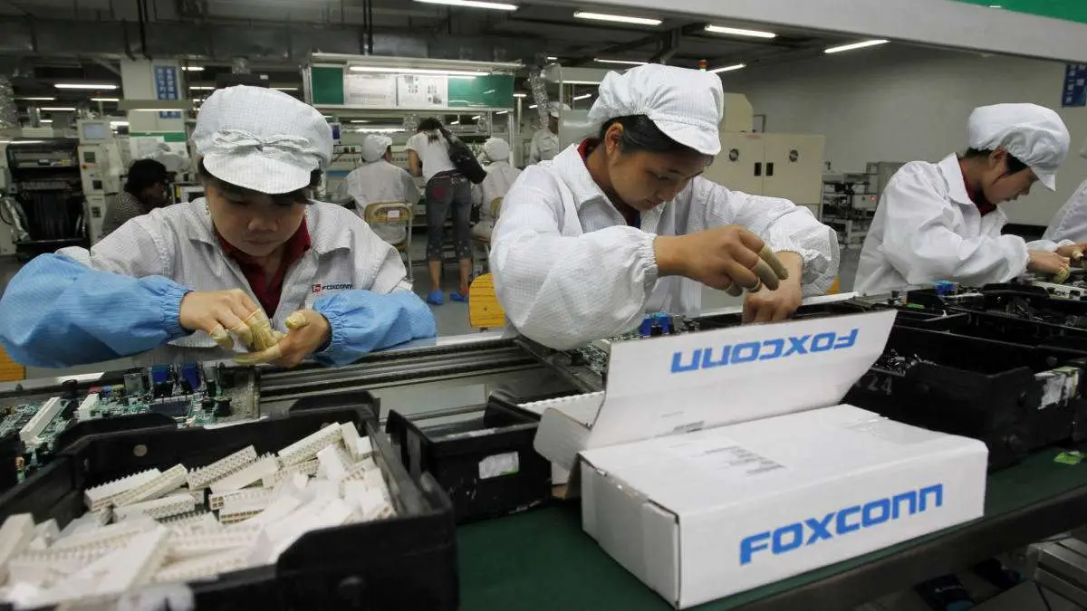 Foxconn ya tiene el 30% de su producción fuera de China y espera aumentar tal proporción