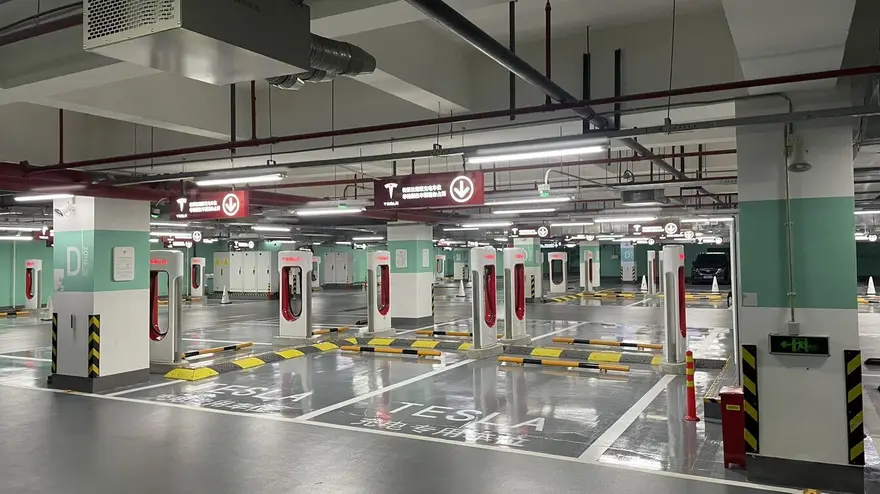 Estaciones de carga eléctrica de Tesla
