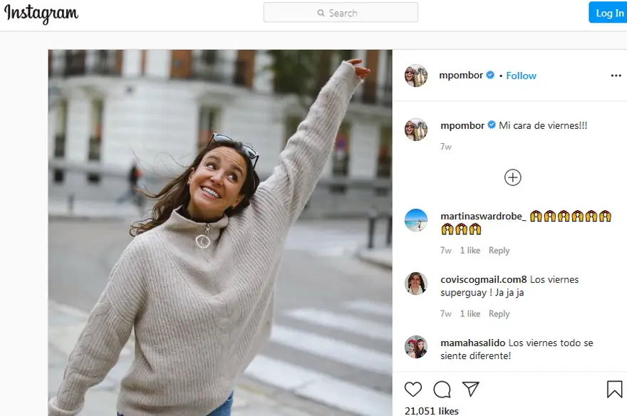 Aunque principalmente se focaliza en Instagram, tiene otras redes en las que crea comunidad