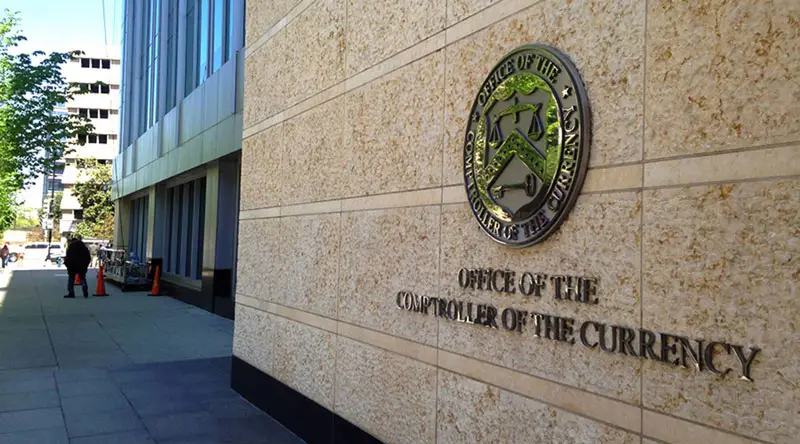 Sede de la oficina del contralor de la moneda, en Washington DC
