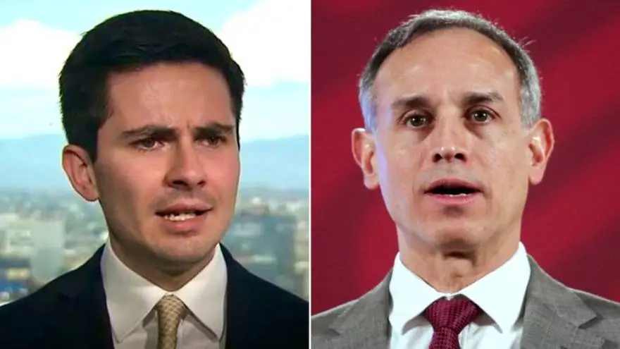 Efraín Guadarrama Pérez y Hugo López Gatell Ramírez