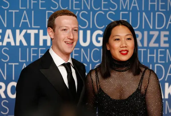 Priscilla Chan, junto a su marido, Mark Zuckerberg, fundador de Facebook. Foto: The New York Times