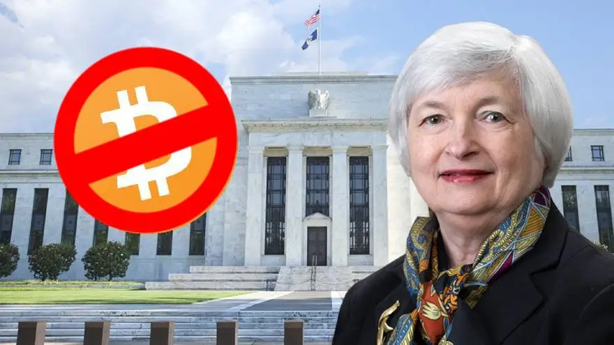 Janet Yellen, Secretaria del Tesoro de los Estados Unidos, critíco el uso de criptomonedas en reiteradas ocasiones