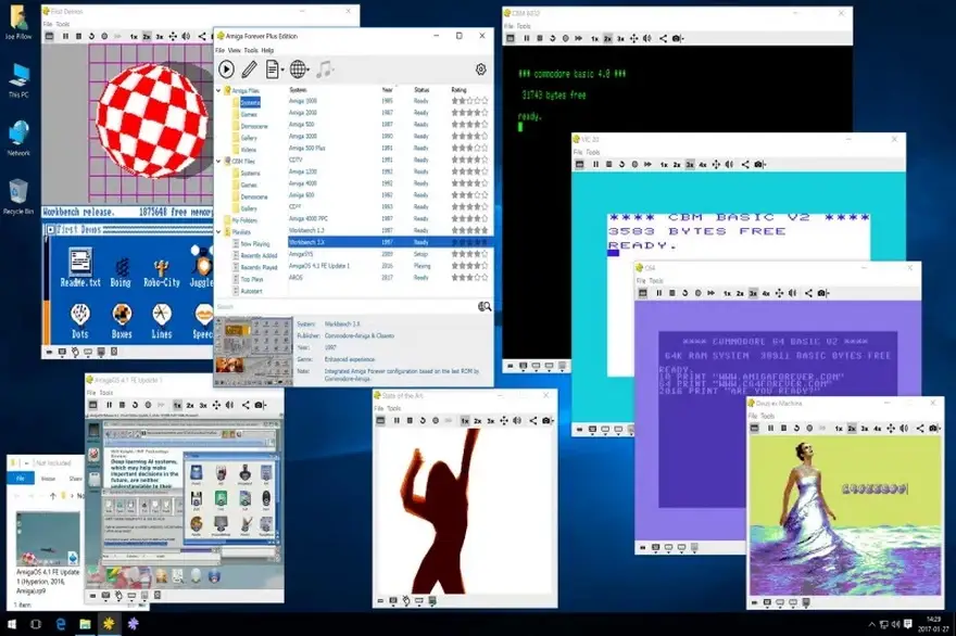 Sea el emulador de Amiga o el de Commodore 64, podrás disfrutar de esos programas y juegos que hace tiempo no usabas