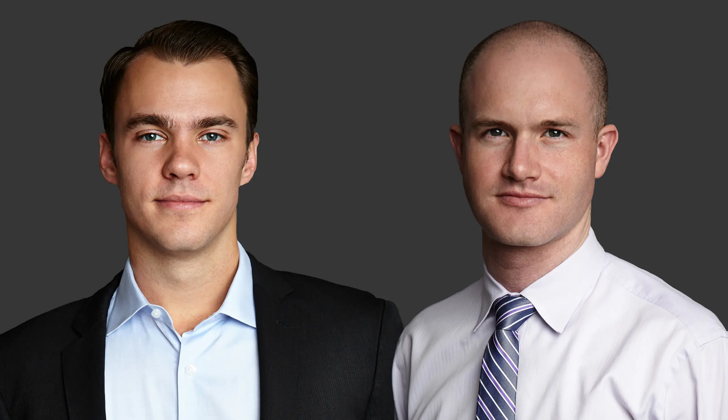 Brian Armstrong & Fred Ehrsam, fundadores de Coinbase