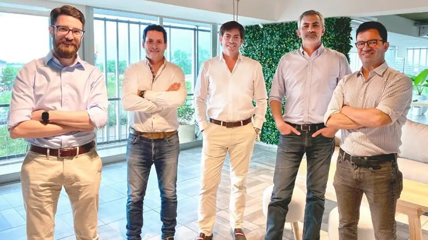 El equipo fundador de la Agtech Agree