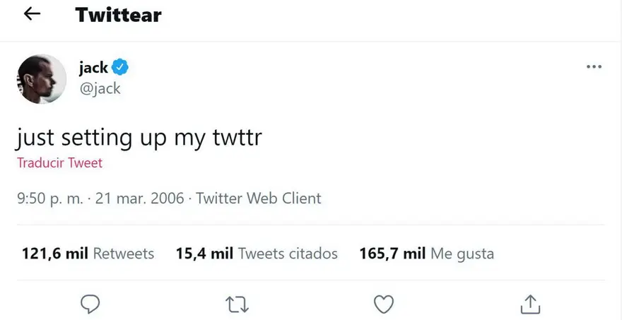 El primer tuit de Jack Dorsey alanzó los 2,4 millones de dólares